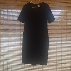 Black Cabi v-Neck Knee Length Dress